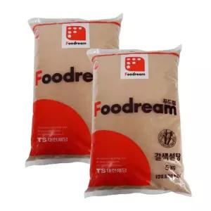 푸드림 갈색설탕5kg 2개