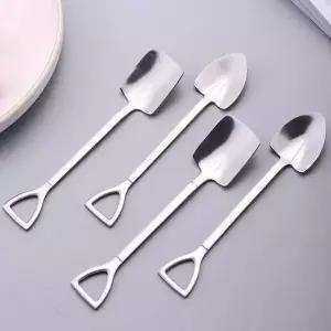 잔솔 삽모양 티스푼 카페 커피 하이볼 칵테일 젓는거