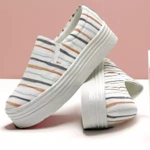 단가라 여성 슬립온 데일리 스니커즈 캐주얼 신발캔버스화 스니커즈화 슈즈 편한 패션