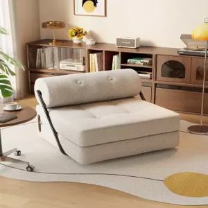 좁은공간 다용도 침대형 모듈 좌식 사각 접이식 침대 원룸 등받이 소파