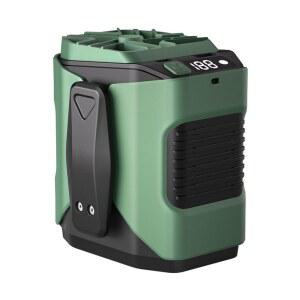 손풍기 휴대용 태풍기 허리에 옷걸이 그린 등풍기 블랙 선풍기 아토만 차는