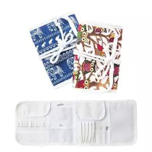 뜨개질공예 용품 보관용 만능수납 천 파우치 2종코바늘 세트 실용 바늘 질바늘 튤립 질세트 코바늘치