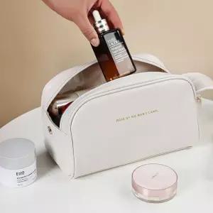 이시아르 더블지퍼 대용량 화장품 파우치가방 케이스 필통 여행용치 휴대용치 수납 파우치 보관치 메이크업