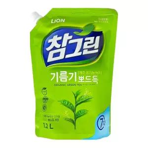식기세척 참그린 녹차 뽀드득 리필 1.2L