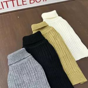 강아지니트 애견겨울 외출복 실내복 패션S-XL펫조끼 반려동물출 골지 패딩 겨율