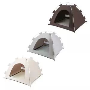 강아지 고양이 텐트 펫하우스 소형 고양이집 울타리 방석 애견