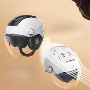 여름 헬멧 에어컨 쿨링 스쿠터 오토바이 바이크 퀵보드 반모 스냅백 경량