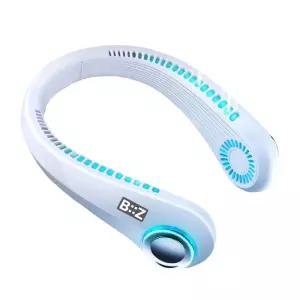 뉴에이커 목덜이 넥밴드 선풍기 BZ-FL20아이스 머플러 스카프 휴대용 학생용 소형 넥팬 에거는 걸이