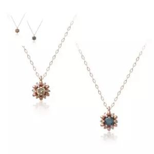 로즈골드 14K 써니 목걸이 1부 다이아몬드 기본 14K