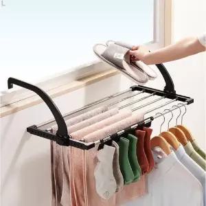 다용도 창틀빨래건조대 일반50cm자취방 원룸 양말 속옷 행주 만능 간이 간편 심플 심플한