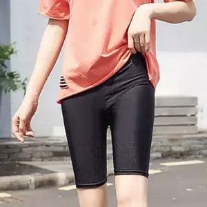 여자 편한 시원한 필라테스 아이스 5부 냉감 레깅스 (HSJ-WABF49C