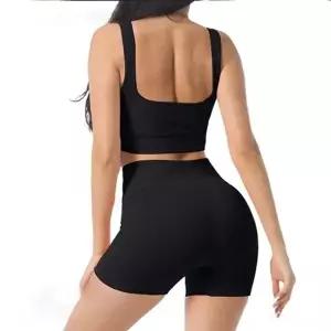 2부 골지 요가레깅스 운동반바지 홈웨어 스포츠 요가팬츠 (HSJ-WFIR1...