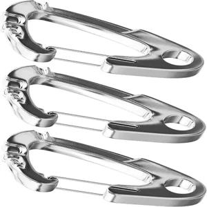 마이티 발 개 태그 카라비너 클립 - 3팩 강력 내후성 및 청소하기 쉬운 빠른 신분증 홀더 스위치 반려동물