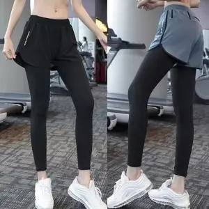 여성 헬스 요가 홈트 런닝 패션 포켓 레깅스 팬츠 (HSJ-WFCAE2A