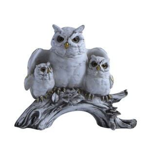 부엉이 조각상 장식 조각상 캐비닛 가구 장 사무실 조각 현대 데스크탑 침실