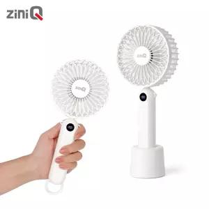 지니큐 핸디형 무선선풍기 스탠드거치대제공 FN-500T 국산미니 책상 휴대용 손선 핸드형 형선