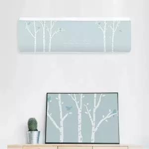 벽걸이 에어컨 먼지방지 커버 실내기 보관 덮개 세련된 디자인