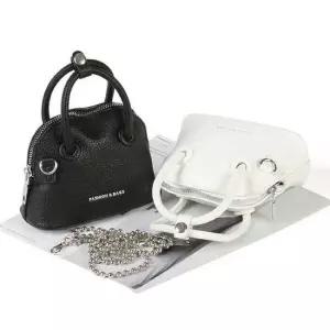 여자 하객 룩 결혼식 패션 미니 체인 토트 크로스 백