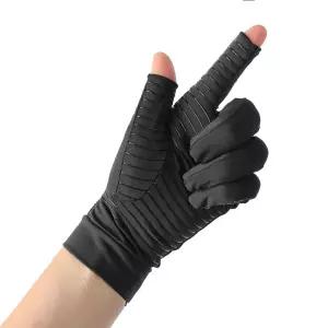 논슬립 얇은 여성 운전용 스포츠 2컷 장갑 (블랙-L)매쉬 망사 여름 손가락 미끄럼방지 외출 시원한 레저 등