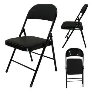 블랙접의자 간이 접이식 보조 세미나 사무실 행사야외 폴딩체어 야외용 교회 예배 성당 멀티 회의실 이의자