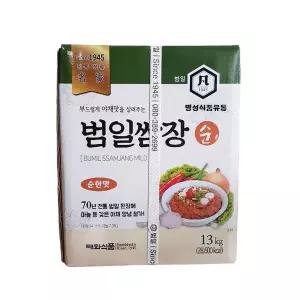 범일 범일 쌈장 순 13KG 대용량
