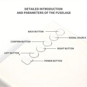 YG300 내장 스피커 고화질 1080P 지원 휴대용 호환 미니 엔터테인먼트 가정용 호환 LED 프로젝터