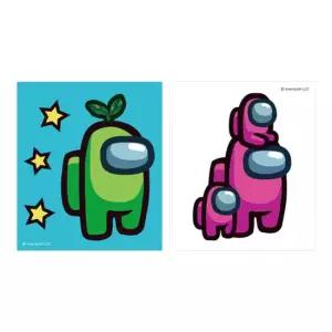 어몽어스 스타 앤 베이비 보석십자수 스티커 9.5x11cm