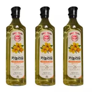 사조 카놀라유 900mL 3개