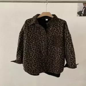 마르소 청 하프 무지 긴팔 호피 여성데님셔츠 기모 셔츠 탑 터틀넥 안감 싱글 UNO1