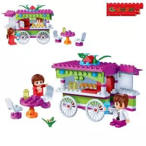 반바오 (블록) 스트리트카페쌓기 블럭 완구