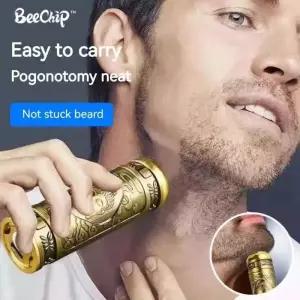 남성용 미니 전기 면도기 무자극 방수 편하고 닫힘