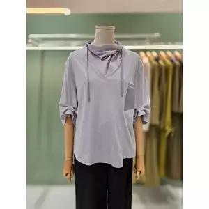 발렌시아 터들넥 핀턱소매 스트링티264MC19 504833