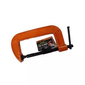 DEVA 고급 C형 클램프 5인치 DV-CCP5 (420359)집게 목공 C클램프 바이스 만력기 만력 고정 용공구 퀵그립