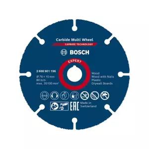 보쉬 카바이드 멀티휠 75mm GWS10.8-76V-EC용컷팅디스크 미니앵글날 그라인더 절삭 연마 멀티 전용