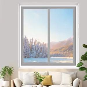 뽁뽁이 보온 방풍 커튼 창문한비닐 바람막이 겨울 난커튼 단열 커텐 베란다 작은창 한용 거실 창문 투명