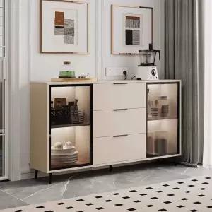 유리 주방선반장 수납장 위스키진열장 유리문 슬림