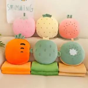 무릎 극세사 캠핑용 부드러운 쿠션 차량 사무실 담요 휴대용