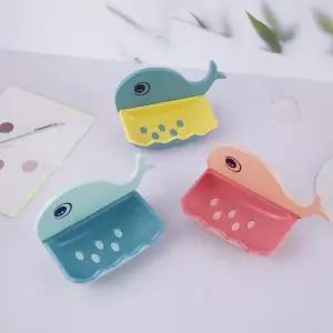 [셀러에이드]비누 받침 고래 모양 세면대용 귀여운 디자인 비누