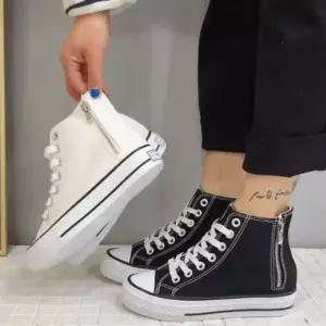 클래식 여성 데일리 속굽 통굽 6cm 하이탑 캔버스화높은운동화 남자어글리슈즈 운동화 남자화 남성화 신발