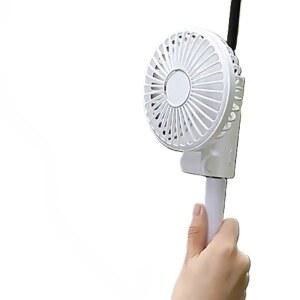 우산 양산 선풍기 클립형 부착형 C타입 휴대용 접이식 3단 충전 1200mAh 손선풍기