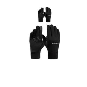 보온과 안전을 위한 터치 기모 스포츠 장갑 X 2켤레 겨울 등산 남성 방한 축구 방수