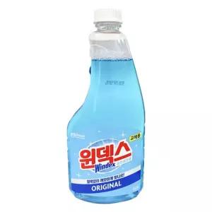 윈덱스 유리 세정제 리필 500ml 묶음 4개입크리너 클리너 청소용세제 닦는 보호제 용세정제