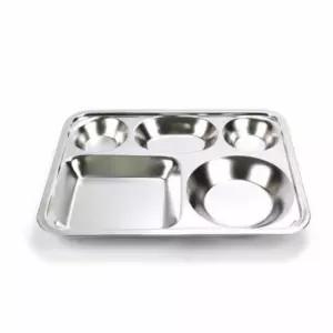 업소 타원 3찬 스텐 식판 성인용 식당식판 어른 가정용 캠핑 급식판 용식판