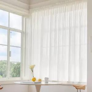 무타공 쉬폰커튼 레이스 가림막 공간분리 베란다 커튼