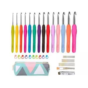 코바늘 뜨개질 14종 세트 뜨개도구 뜨개바늘