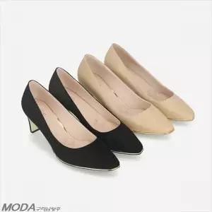 [엘칸토]경량 쿠션 데일리 구두 여성 펌프스 1XWD23X_GN