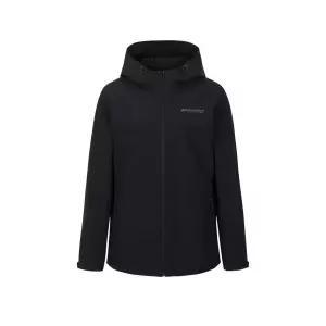 디스커버리 DISCOVERY EXPEDITION 여성 에센셜 후드 일체형 소프트쉘 자켓 (BLACK) DWSS52051-BKS 142902