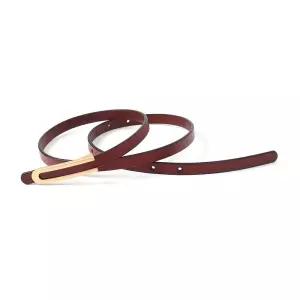 리크플 소가죽 벨트 여성 2p세트 얇은벨트 패션 캐쥬얼 캐주얼 허리띠 레더 수동 여자 원피스