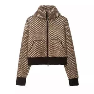 여성용 니트 캐주얼 가을 점퍼 재킷 얇은 야구 코트 집업 원픽3