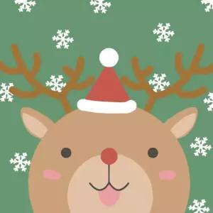 하모니아트 DIY 유화그리기 세트 20x20 루돌프아이러브페인팅 그림 그리기 액자 만들기 취미생활 용품 작품